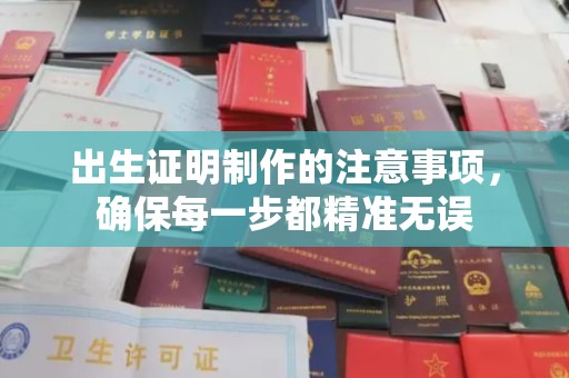 乌伊岭出生证明制作的注意事项，确保每一步都精准无误