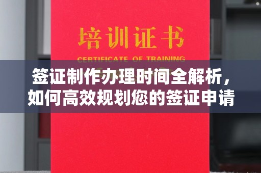 乌伊岭签证制作办理时间全解析，如何高效规划您的签证申请流程
